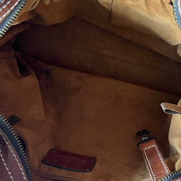 Patricia Nash Tooled Leather Poppy Tote Florance P53207 Western - Picture 7 of 8